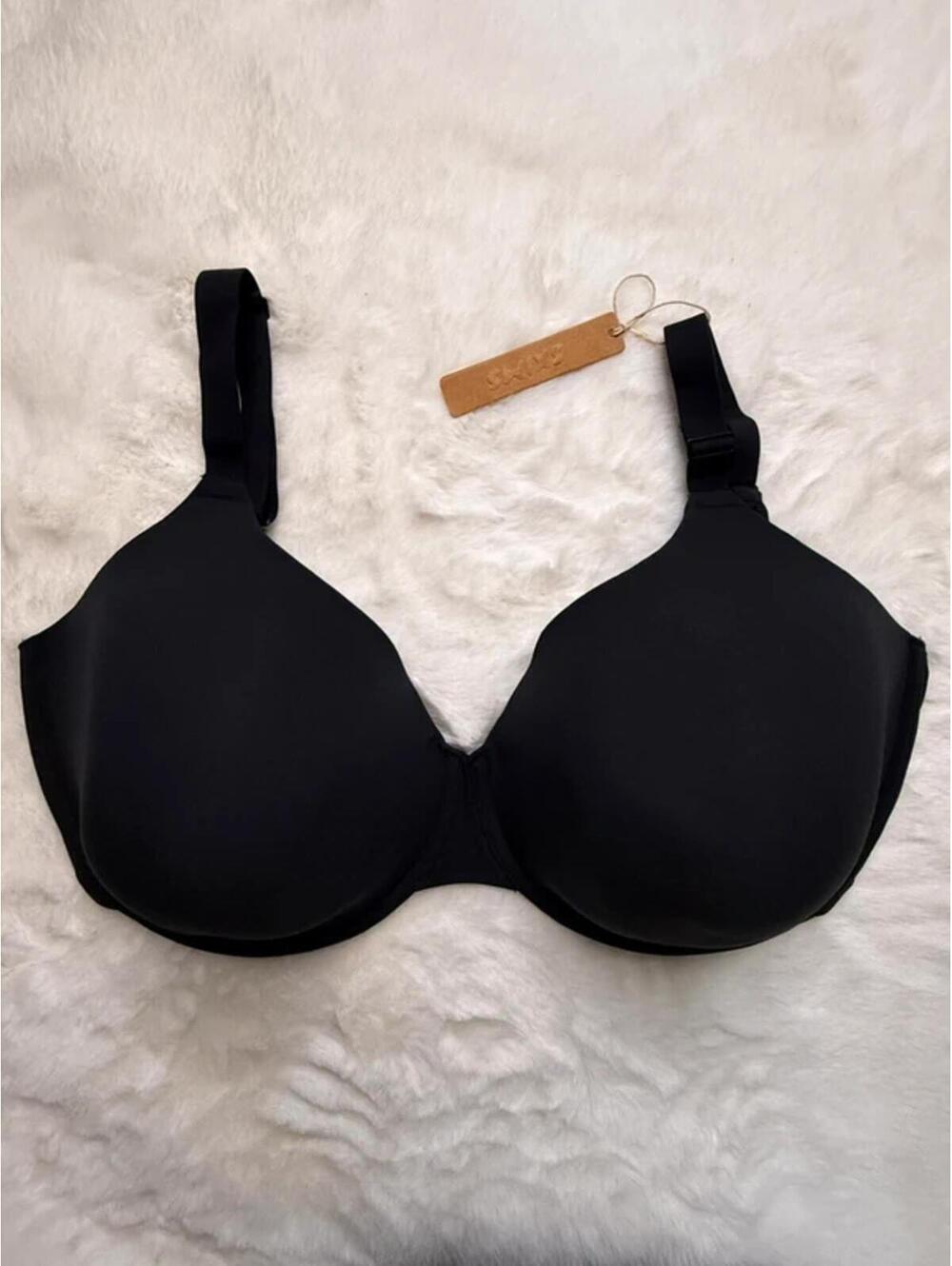 SKIMS Fits Everybody T-Shirt Demi Bra Onyx 40DDDD NWT